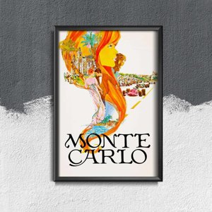 Vintage poster Monte Carlo Monaco