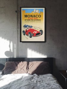 Poster Monaco XIV Grand Prix Automobile
