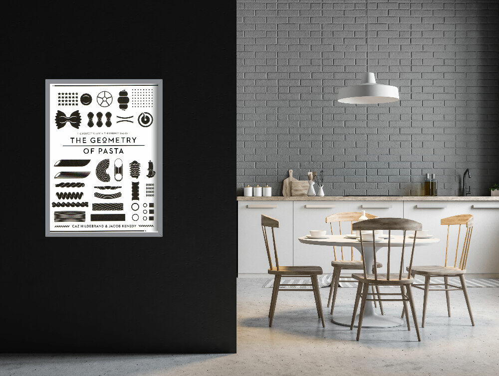 Poster The Geometry Of Pasta