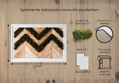 Moss wall art Jodel boards