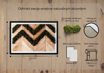 Moss wall art Jodel boards