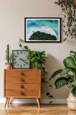 Living moss wall art Azure beach