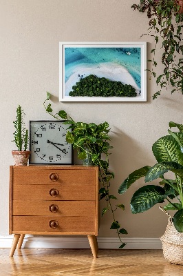 Living moss wall art Azure beach