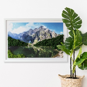 Living moss wall art Tatra Mountains - Morskie Oko