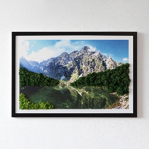 Living moss wall art Tatra Mountains - Morskie Oko