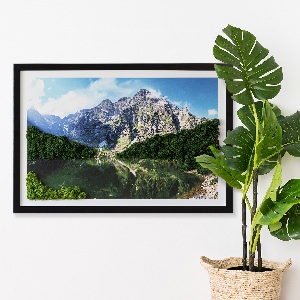 Living moss wall art Tatra Mountains - Morskie Oko