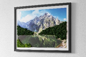 Living moss wall art Tatra Mountains - Morskie Oko