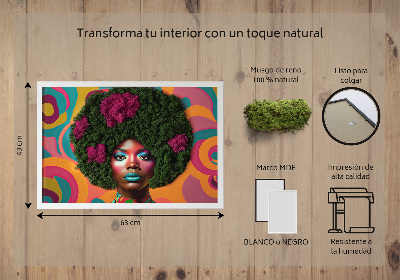 Moss picture A woman from Afro