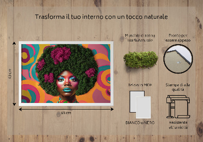 Moss picture A woman from Afro