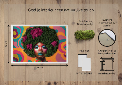 Moss picture A woman from Afro
