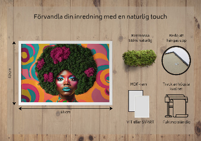 Moss picture A woman from Afro