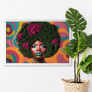 Moss picture A woman from Afro