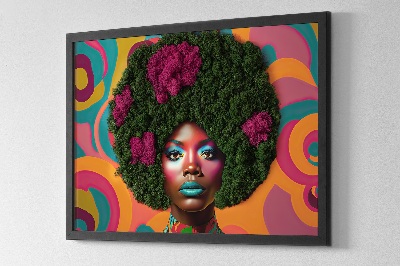 Moss picture A woman from Afro