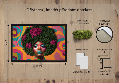 Moss picture A woman from Afro