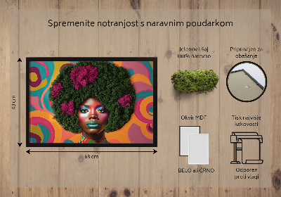 Moss picture A woman from Afro