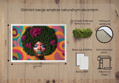 Moss picture A woman from Afro