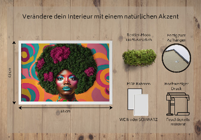 Moss picture A woman from Afro