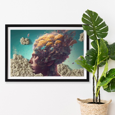 Moss picture A man with a head in the clouds