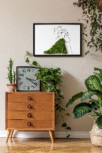 Moss wall art Dancing couple