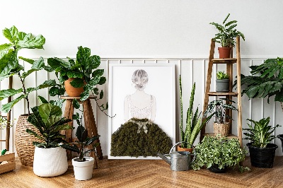Moss wall art Ballerina