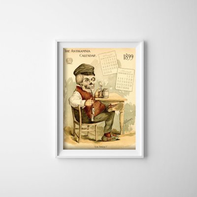 Canvas poster Antikamnia Calendar