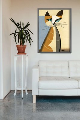 Poster Cat Un by Tomoo Inagaki