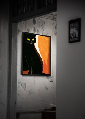 Poster Black Cat by Tomoo Inagaki
