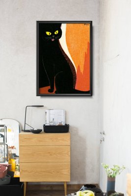 Poster Black Cat by Tomoo Inagaki