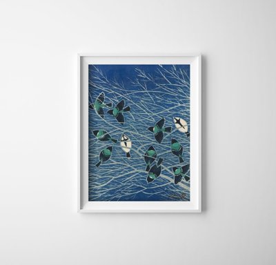 Poster Sky in Winter by Kasamatsu Shiro