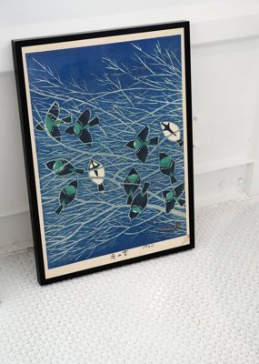 Poster Sky in Winter by Kasamatsu Shiro