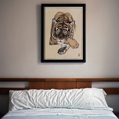 Wall art Tiger by Yoshida Toshi