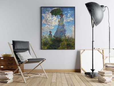 Vintage poster art Madame Monet and Her Son Claude Monet