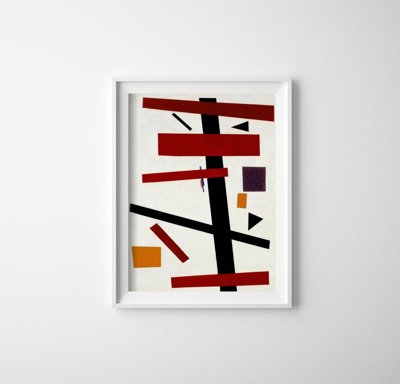 Canvas poster Supremus No Kazimir Malevich