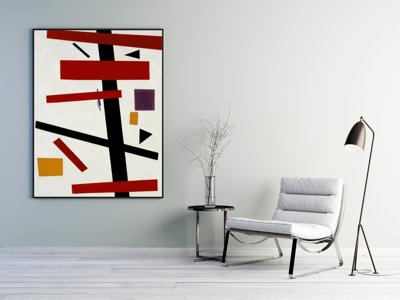 Canvas poster Supremus No Kazimir Malevich
