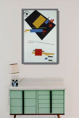 Vintage poster Suprematism Kazimir Malevich