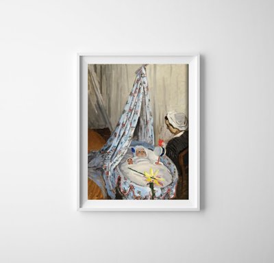Poster The Cradle Claude Monet Print
