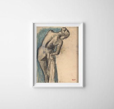 Poster Edgar Degas The Bather Series