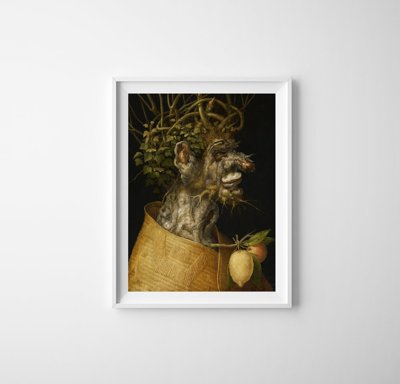 Vintage poster art Winter by G Arcimboldo
