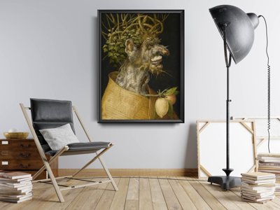 Vintage poster art Winter by G Arcimboldo