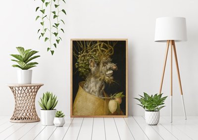 Vintage poster art Winter by G Arcimboldo