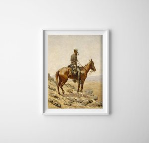 Poster Frederic Remington The Lookout