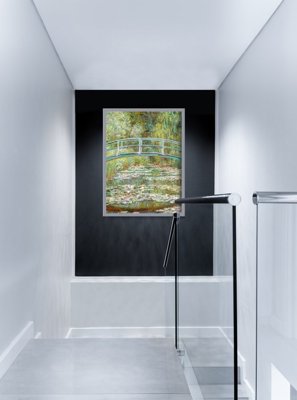 Poster Bridge Over A Pond Of Water Lilies Claude Monet