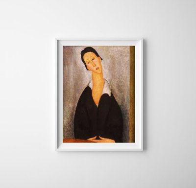 Vintage poster Amedeo Modigliani Portrait Of A Polish Woman