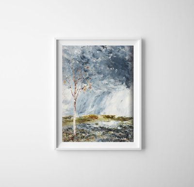 Vintage poster August Strindberg Björken The Birch Tree I