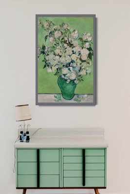 Vintage poster art Van Gogh Roses