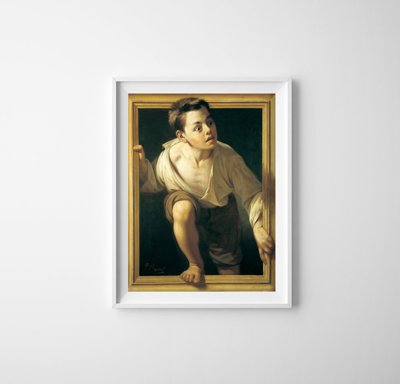 Wall art Escaping Criticism by Pere Borrell Del Caso