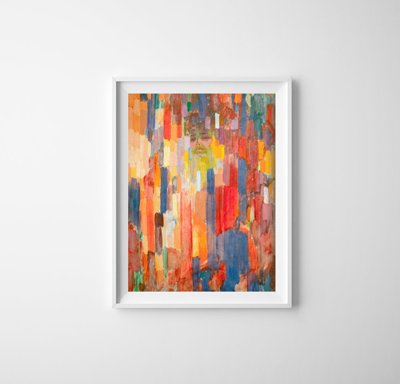 Poster Mme Kupka Among Verticals František Kupka