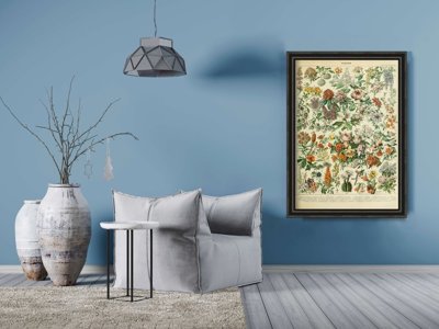Wall art Fleurs Print Adolphe Millot