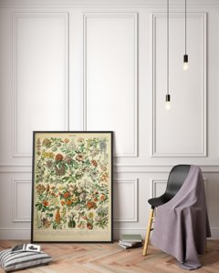 Wall art Fleurs Print Adolphe Millot