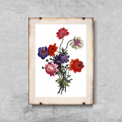 Vintage poster art Floral Boquet